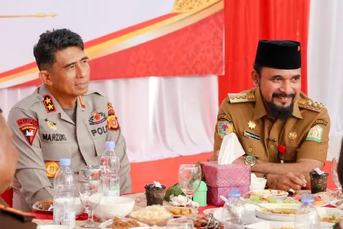 Kapolda Resmikan Gedung Utama Polres Aceh Timur, Bupati Al-Farlaky Boyong Sapi Kurban ke Ulama