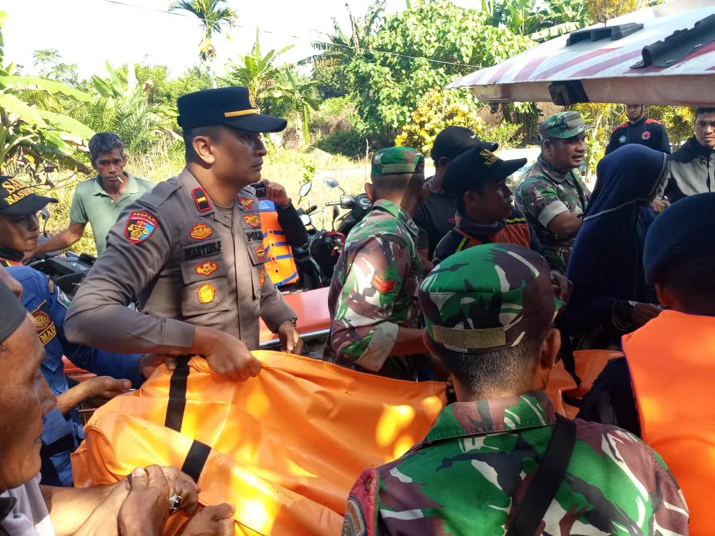 Petani yang Tenggelam di Sungai Krueng Bakongan Aceh Selatan Ditemukan Meninggal