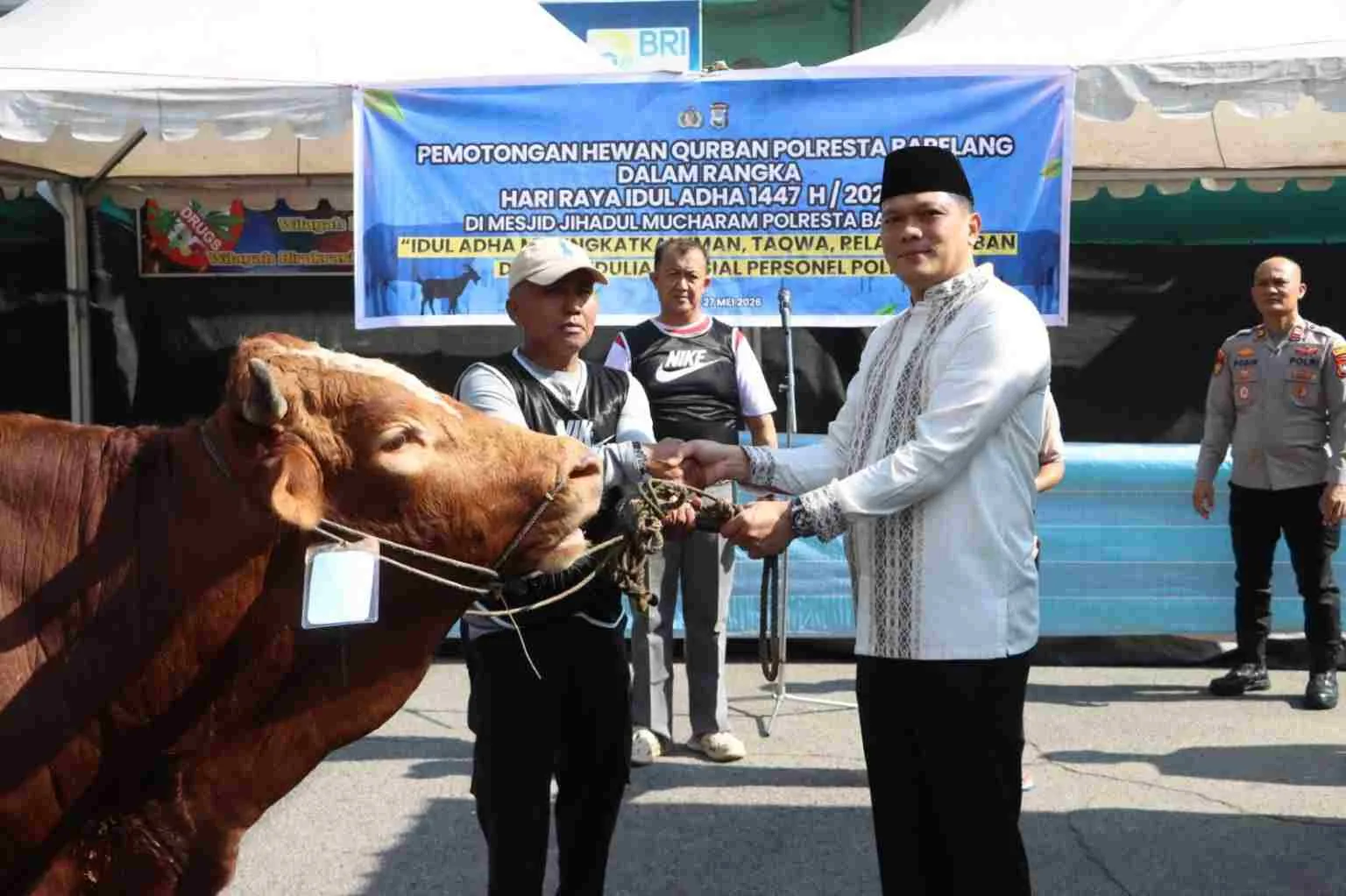 Idul Adha 1447 H, Polresta Barelang Sembelih 42 Ekor Hewan Kurban untuk Warga Batam