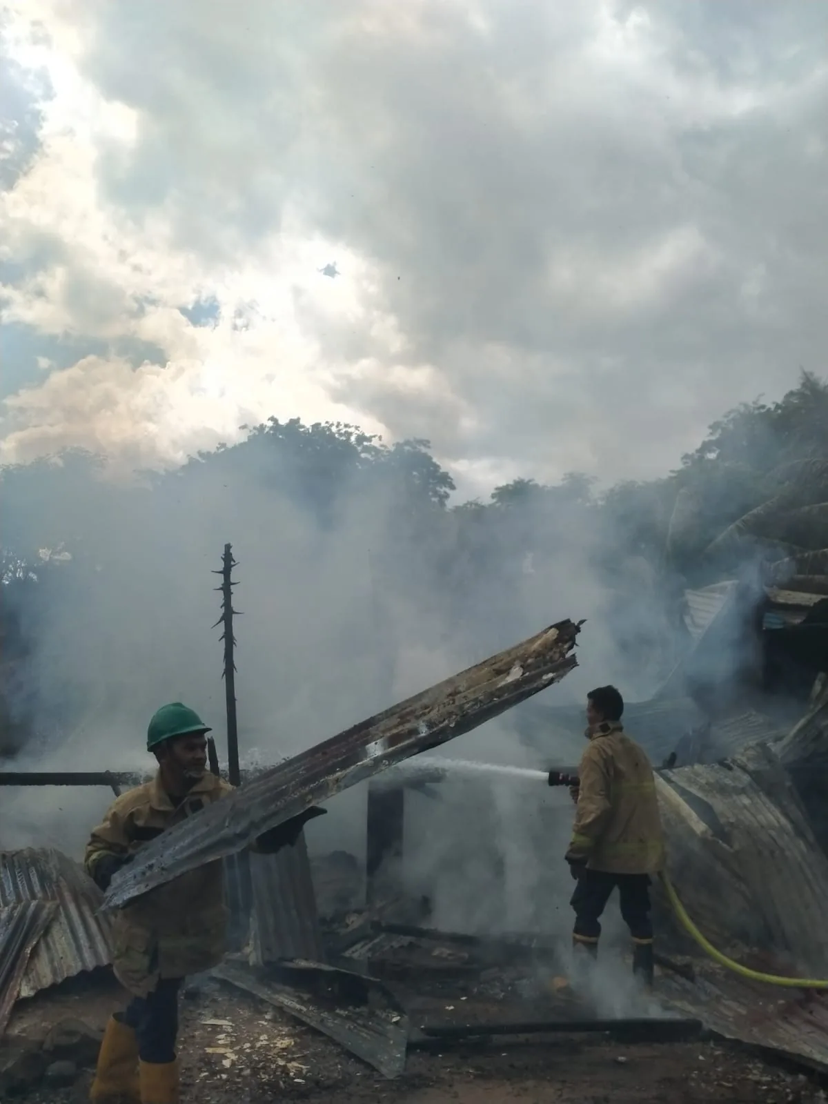 Rumah Kosong Milik Jemaah Haji di Aceh Besar Terbakar