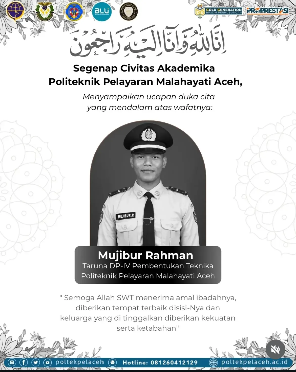 Mujibur Rahman Berpulang, Korban Jiwa Ledakan Kamar Mesin KMP Aceh Hebat 2 Jadi Empat