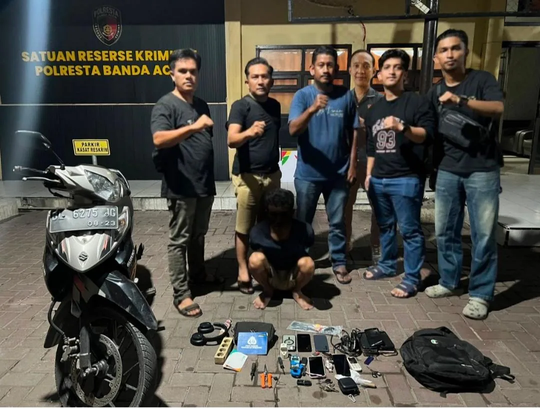 Residivis Pembobol Rumah Dibekuk, Polisi Ungkap Aksi di Sejumlah Lokasi Banda Aceh