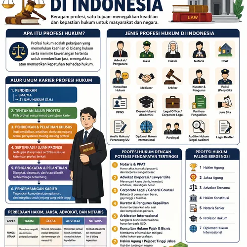 Mengintip Profesi Hukum dengan Penghasilan Tertinggi di Indonesia, Siapa Paling Menjanjikan?