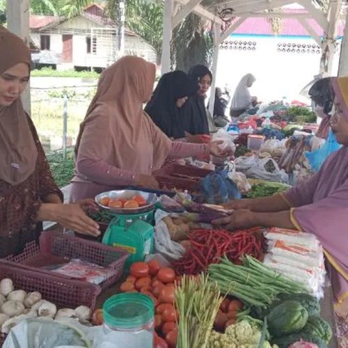 Sambut Idul Adha, Perempuan Pedagang Sayur di Aceh Besar Dapat Kucuran Modal Usaha