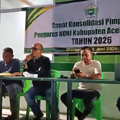 Bakar Semangat Atlet Jelang PORA Aceh Jaya, Ketua KONI Abdya Janjikan Bonus dari Kantong Pribadi