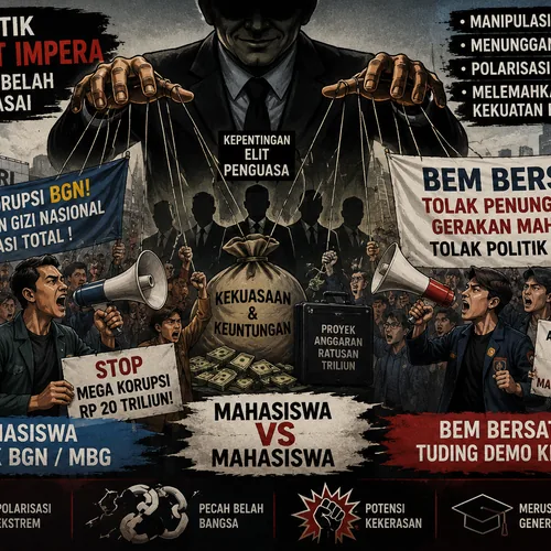 Mahasiswa vs Mahasiswa Praktek Politik Divide Et Impera Londo Ireng