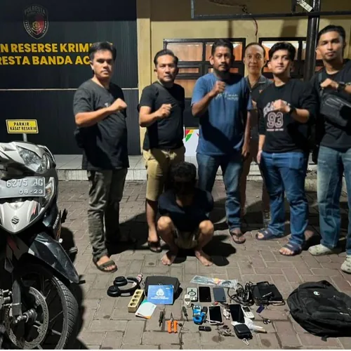 Residivis Pembobol Rumah Dibekuk, Polisi Ungkap Aksi di Sejumlah Lokasi Banda Aceh